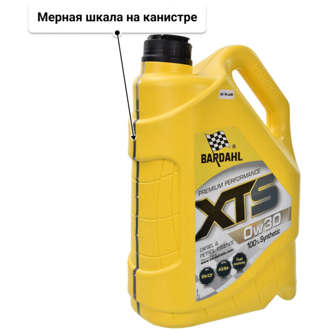 Моторное масло Bardahl XTS 0W-30 5 л