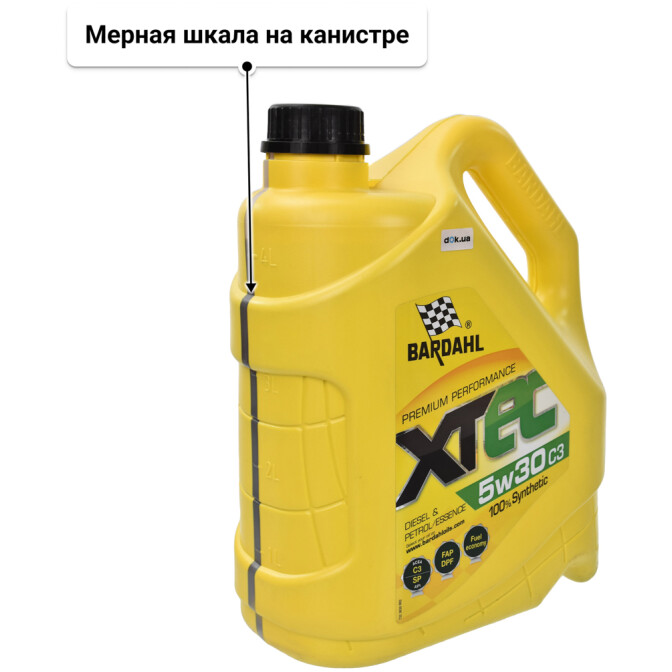 Моторное масло Bardahl XTEC C3 5W-30 4 л