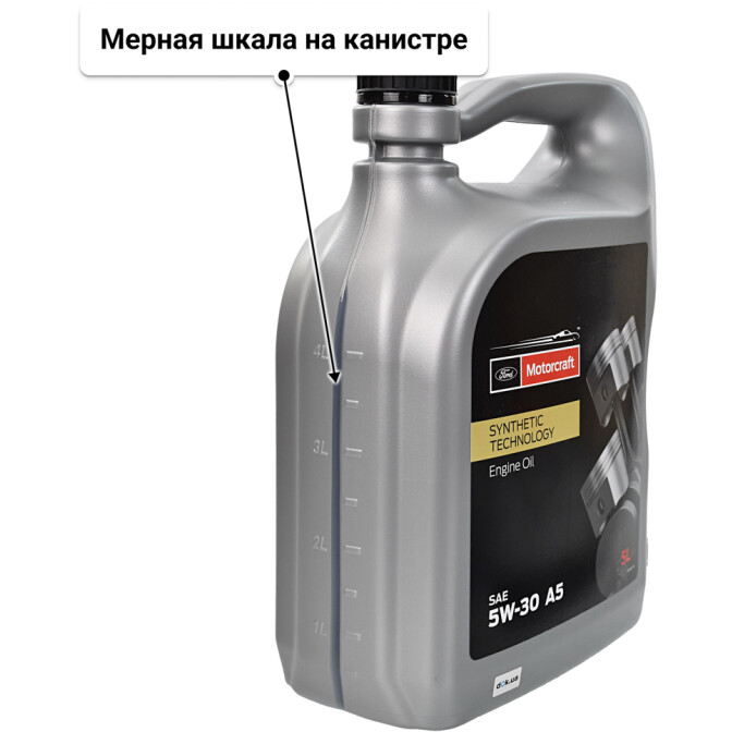 Ford Motorcraft A5 5W-30 (5 л) моторное масло 5 л