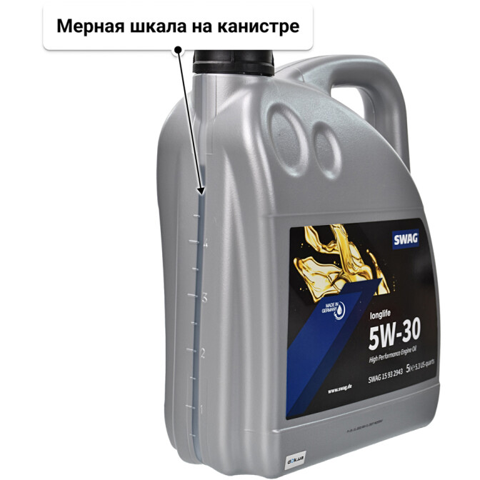 Моторное масло SWAG LongLife 5W-30 5 л