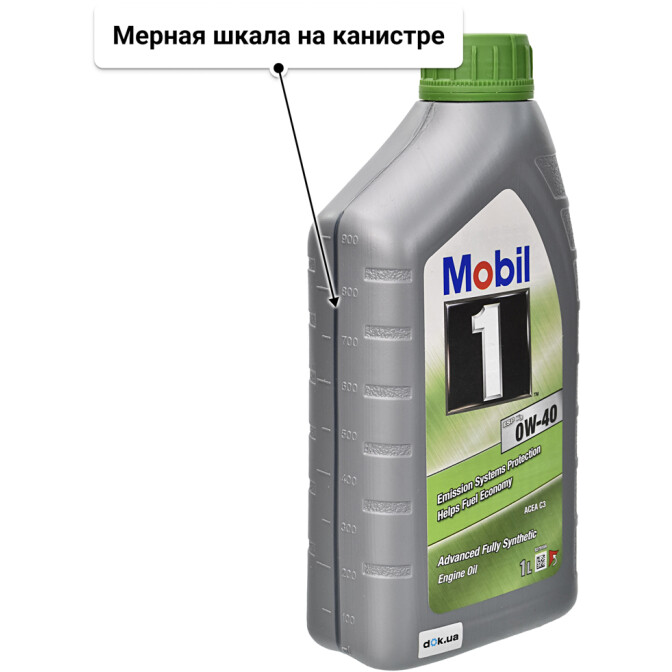 Моторное масло Mobil 1 ESP 0W-40 1 л