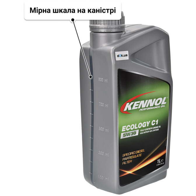 Kennol Ecology C1 5W-30 (1 л) моторна олива 1 л