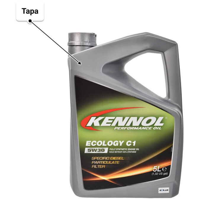 Моторное масло Kennol Ecology C1 5W-30 5 л