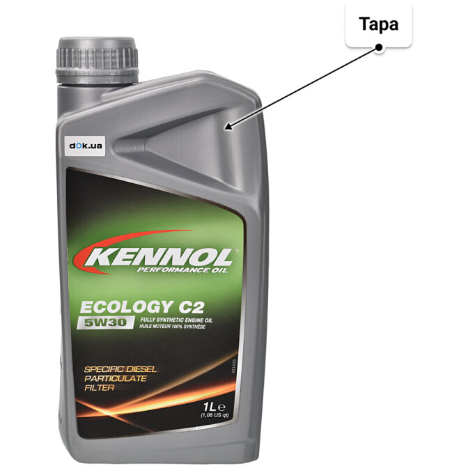Моторное масло Kennol Ecology C2 5W-30 1 л