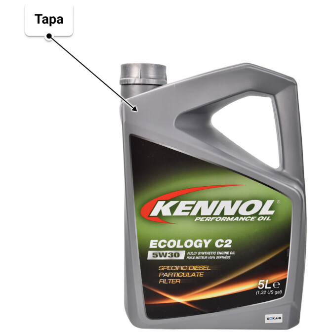 Моторна олива Kennol Ecology C2 5W-30 5 л