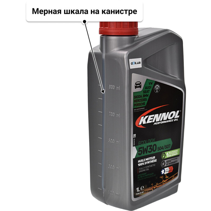 Kennol Ecology 504/507 5W-30 (1 л) моторное масло 1 л