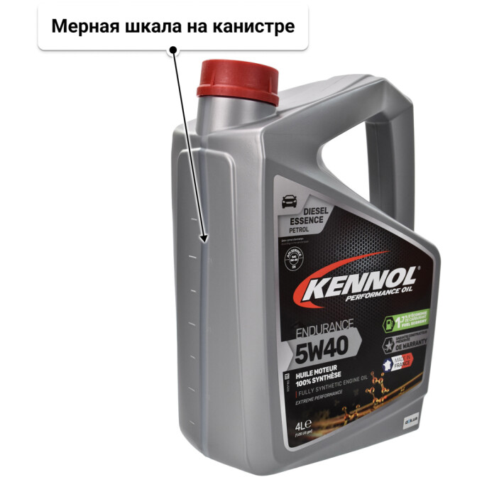 Моторное масло Kennol Endurance 5W-40 4 л