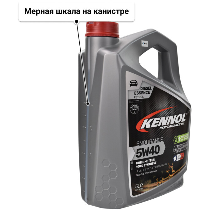 Kennol Endurance 5W-40 (5 л) моторное масло 5 л