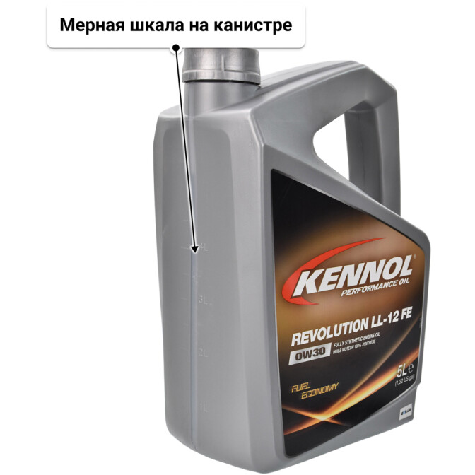 Моторное масло Kennol Revolution LL-12FE 0W-30 5 л
