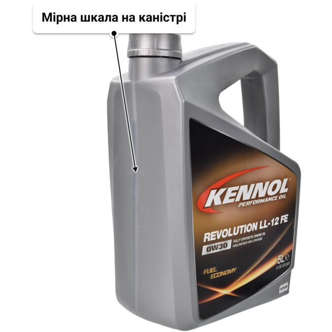 Моторна олива Kennol Revolution LL-12FE 0W-30 5 л