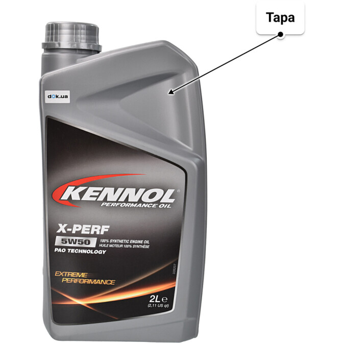Моторное масло Kennol X-Perf 5W-50 2 л