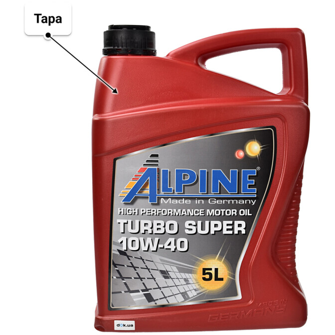 Моторна олива Alpine Turbo Super 10W-40 5 л