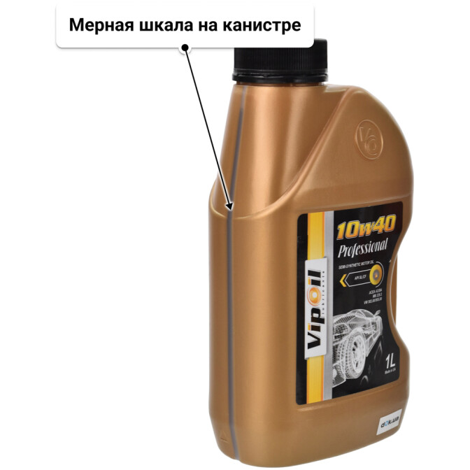 VIPOIL Professional 10W-40 моторное масло 1 л