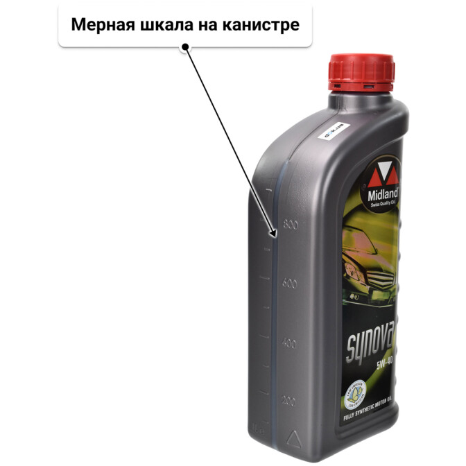 Моторное масло Midland Synova 5W-40 1 л