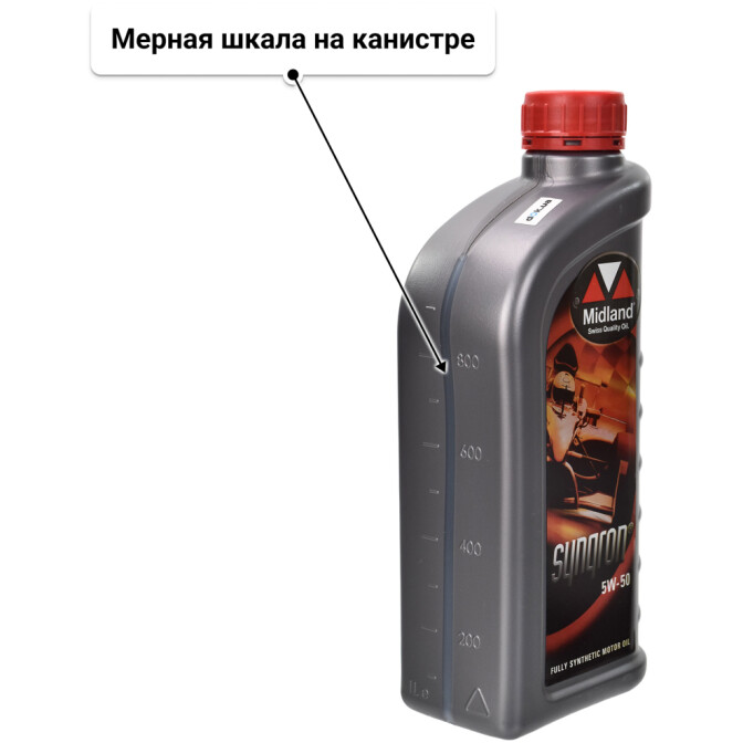 Midland Synqron 5W-50 моторное масло 1 л