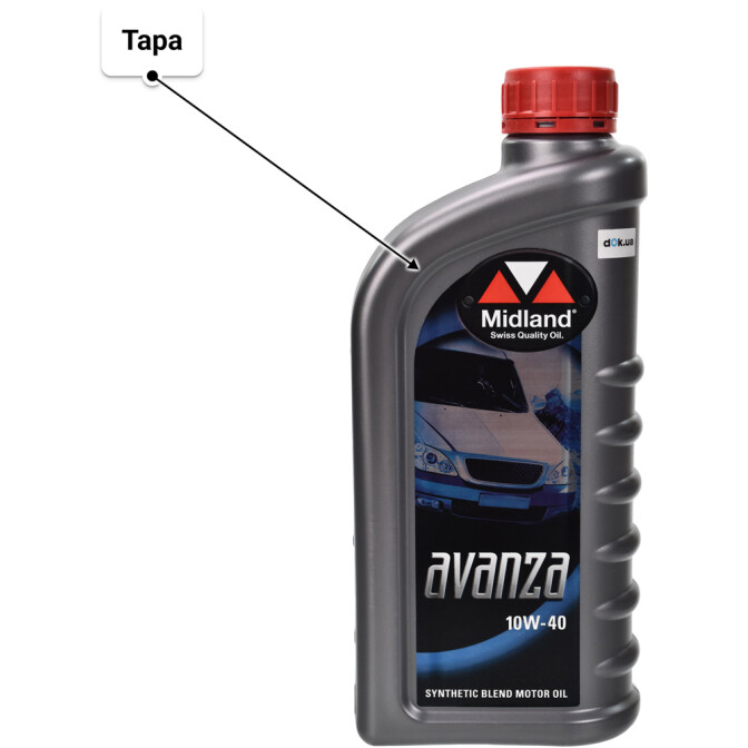 Моторное масло Midland Avanza 10W-40 1 л