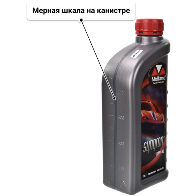Midland Synqron 10W-60 (1 л) моторное масло 1 л