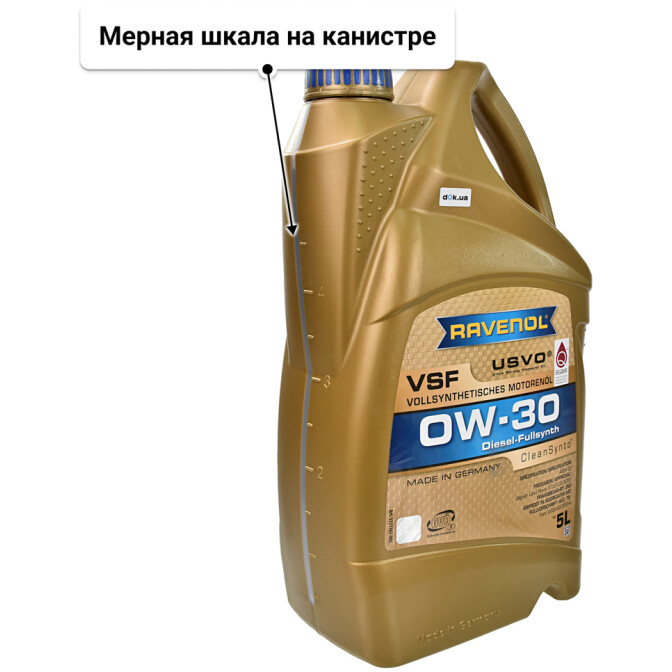Моторное масло Ravenol VSF 0W-30 5 л