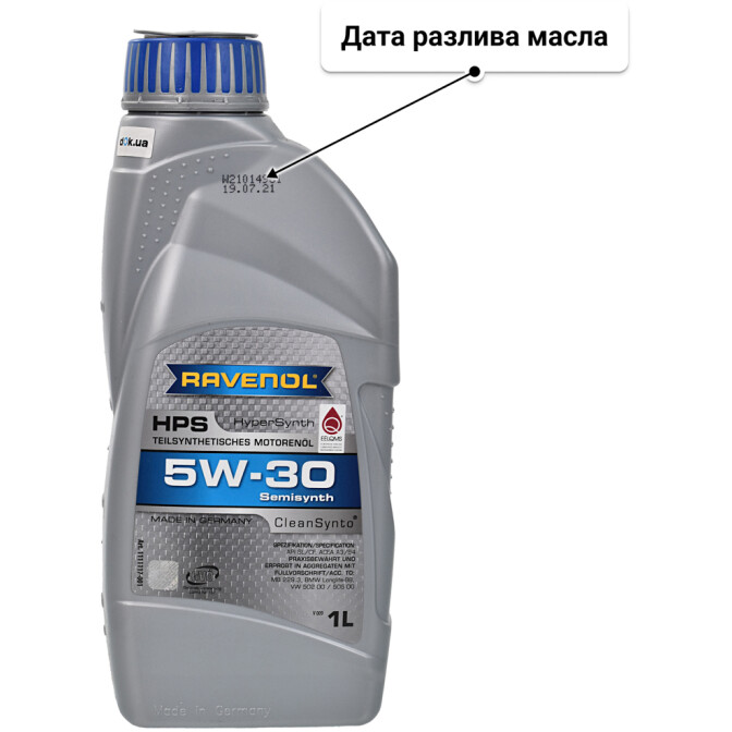 Ravenol HPS 5W-30 моторное масло 1 л