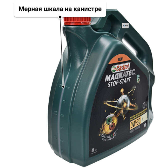 Моторное масло Castrol Magnatec D 0W-30 4 л