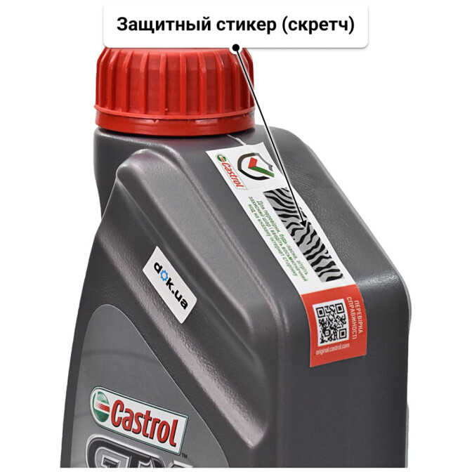Castrol GTX A3/B4 5W-40 (1 л) моторное масло 1 л
