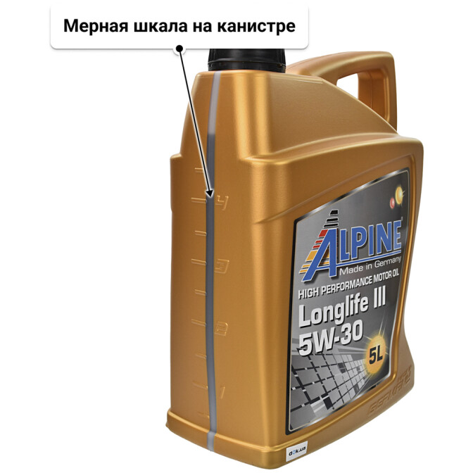 Моторное масло Alpine Longlife III 5W-30 5 л