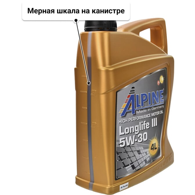 Моторное масло Alpine Longlife III 5W-30 4 л