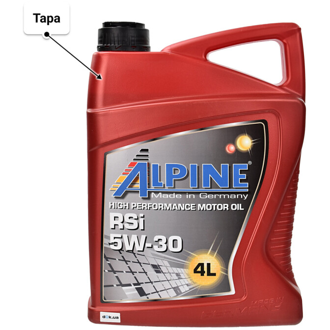 Моторное масло Alpine RSi 5W-30 4 л