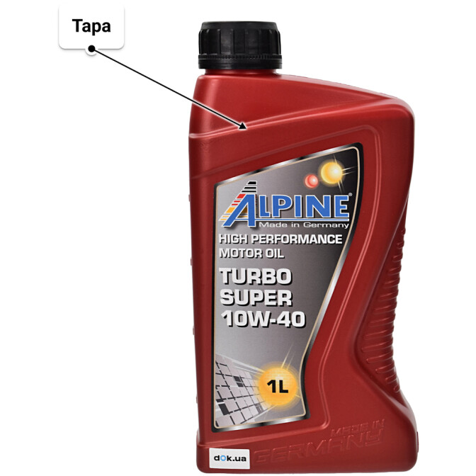Моторное масло Alpine Turbo Super 10W-40 1 л