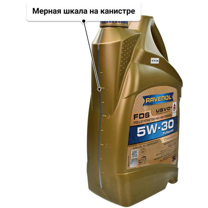 Моторное масло Ravenol FDS 5W-30 5 л