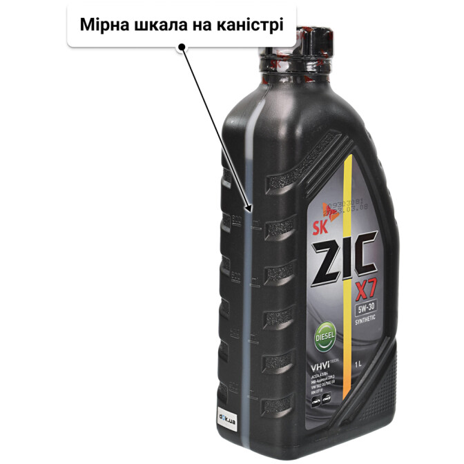 Моторна олива ZIC X7 Diesel 5W-30 для Kia Rio 1 л