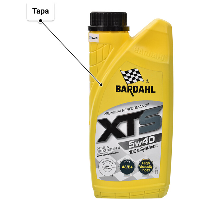 Bardahl XTS 5W-40 (1 л) моторное масло 1 л