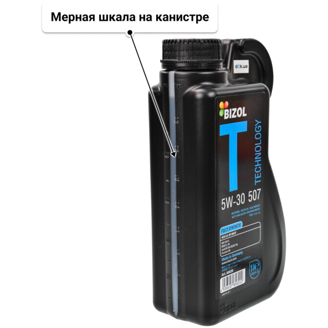 Моторное масло Bizol Technology 507 5W-30 1 л