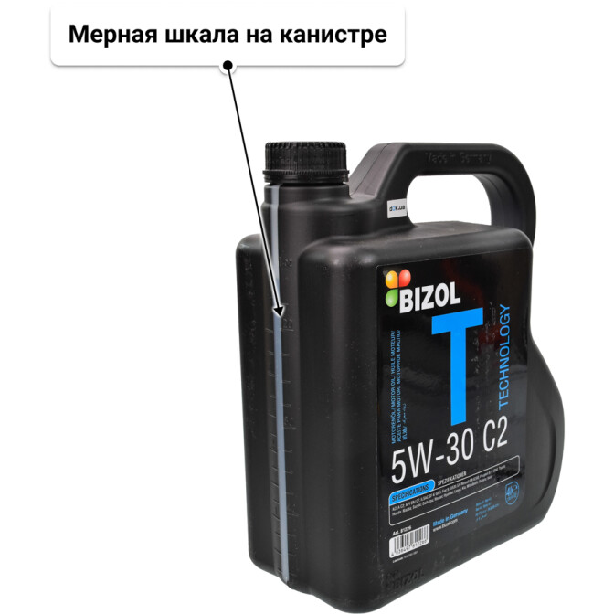 Моторное масло Bizol Technology C2 5W-30 4 л
