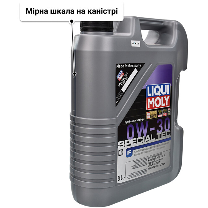 Моторна олива Liqui Moly Special Tec F 0W-30 5 л