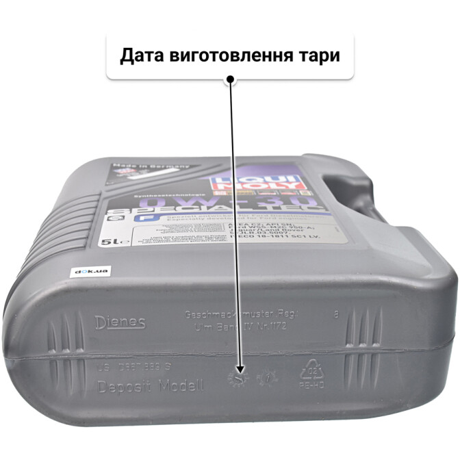 Liqui Moly Special Tec F 0W-30 (5 л) моторна олива 5 л