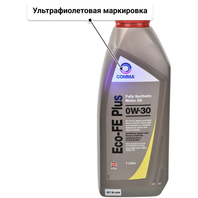 Моторное масло Comma Eco-FE Plus 0W-30 1 л