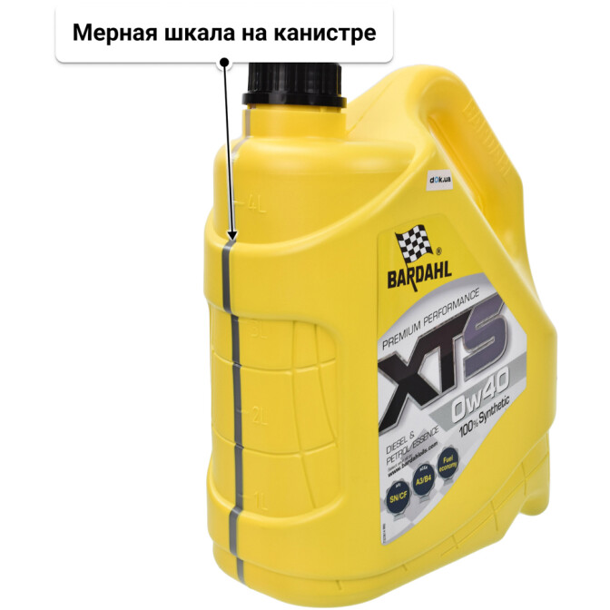 Моторное масло Bardahl XTS 0W-40 4 л
