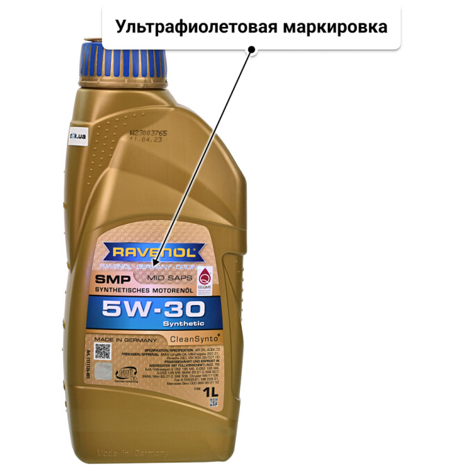 Ravenol SMP 5W-30 моторное масло 1 л
