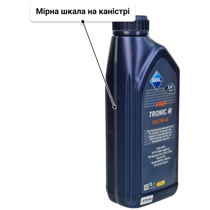 Aral HighTronic M 5W-40 (1 л) моторна олива 1 л