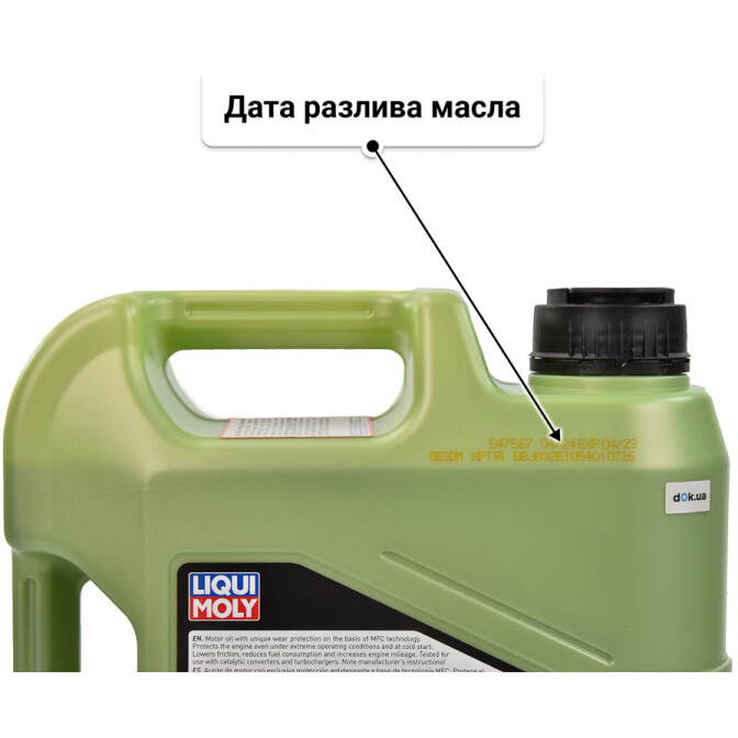 Моторное масло Liqui Moly Molygen New Generation 5W-40 4 л