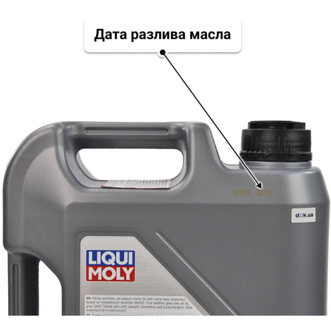 Моторное масло Liqui Moly MoS2 Leichtlauf 10W-40 5 л