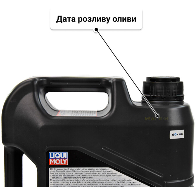 Моторна олива Liqui Moly Optimal 10W-40 для Fiat Ducato 4 л