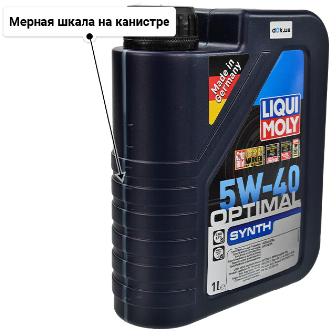 Моторное масло Liqui Moly Optimal Synth 5W-40 1 л