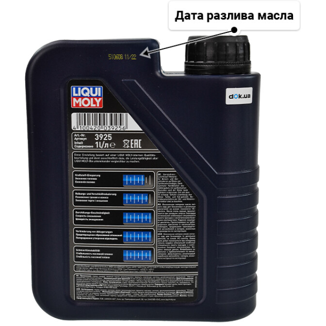 Моторное масло Liqui Moly Optimal Synth 5W-40 для Mercedes G-modell 1 л