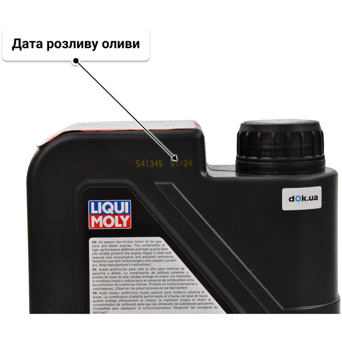 Моторна олива Liqui Moly Optimal Synth 5W-40 для Renault Symbol 1 л