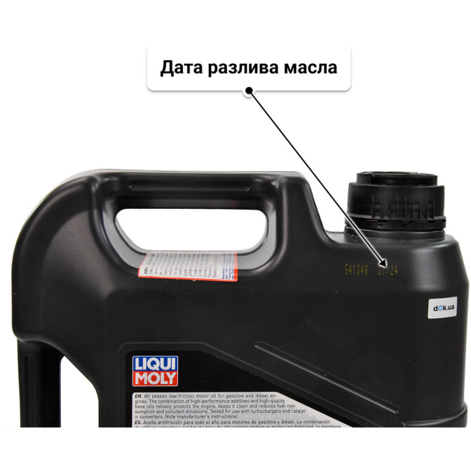 Моторное масло Liqui Moly Optimal Synth 5W-40 для Citroen Xsara 4 л