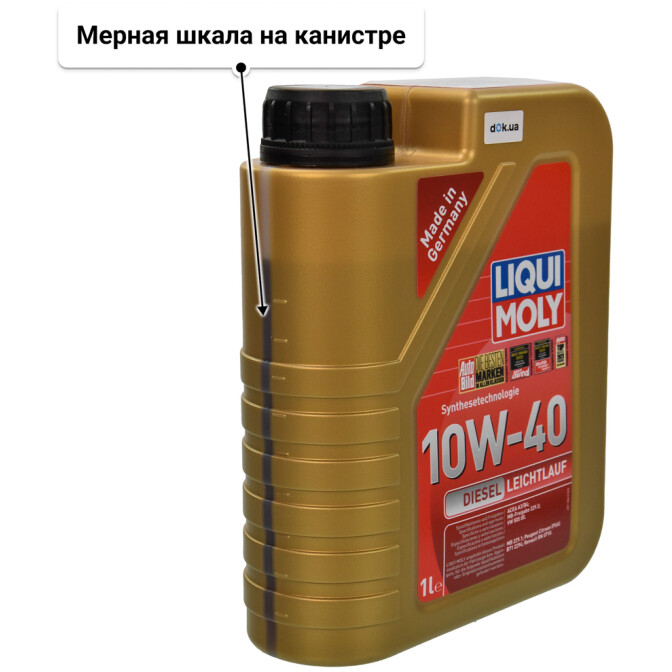 Моторное масло Liqui Moly Diesel Leichtlauf 10W-40 1 л