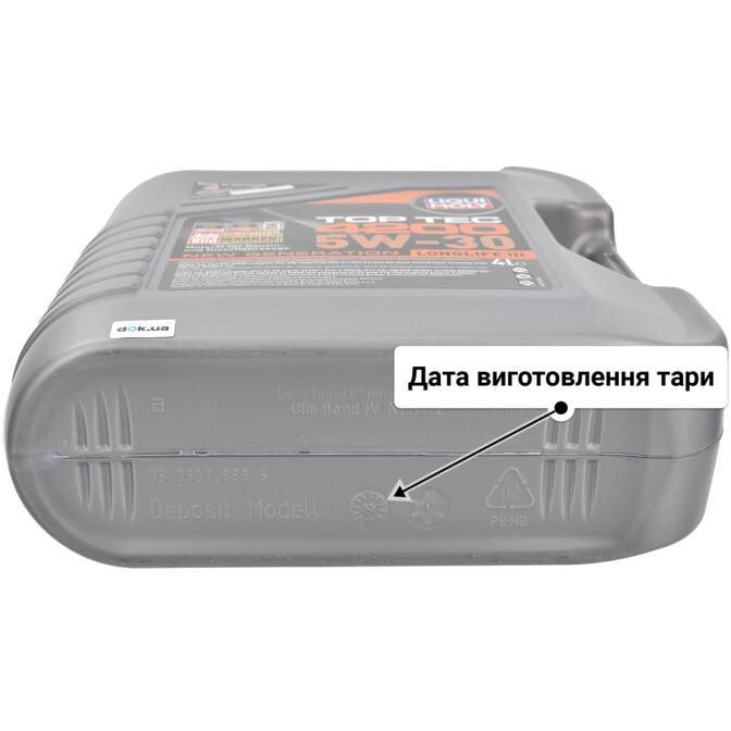 Моторна олива Liqui Moly Top Tec 4200 5W-30 для SAAB 900 4 л