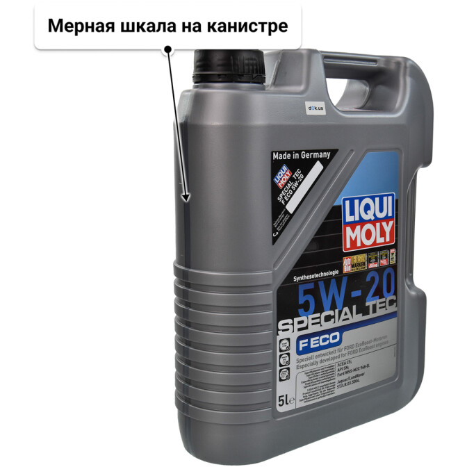 Моторное масло Liqui Moly Special Tec F Eco 5W-20 5 л